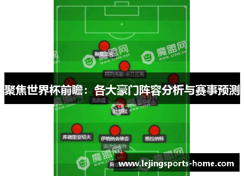 聚焦世界杯前瞻：各大豪门阵容分析与赛事预测